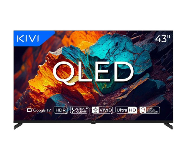 KIVI 43U720QB 43" QLED 4K Google TV HDMI 2.1 - 1332236 - zdjęcie